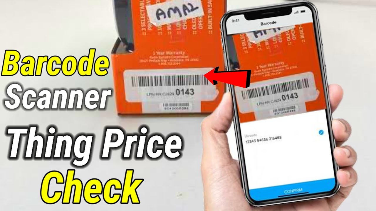 Barcode price check app - Barcode scanner think code price check- how to check price with barcode