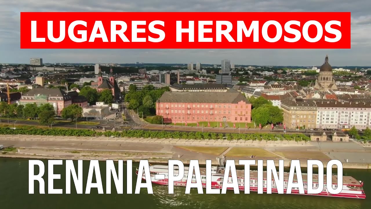 Viaje a Renania-Palatinado, Alemania | Ciudades, turismo, vacaciones, lugares | Dron 4k vídeo
