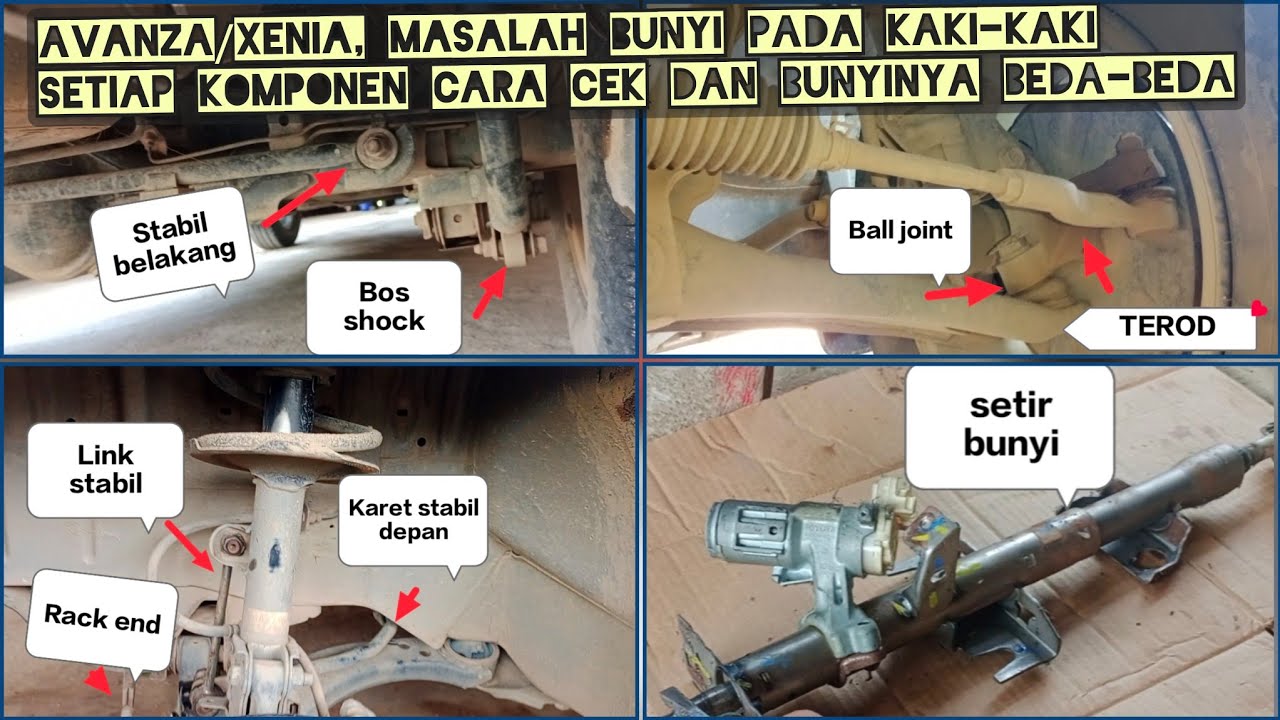 Masalah bunyi brisik di kaki-kaki avanza