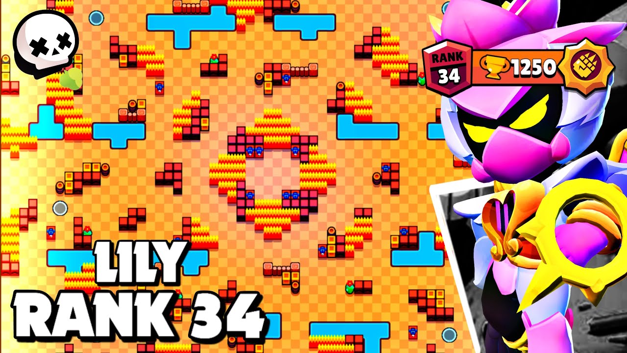 LILY RANK 34 IN SOLO SHOWDOWN👑[MAX TIER] No Team