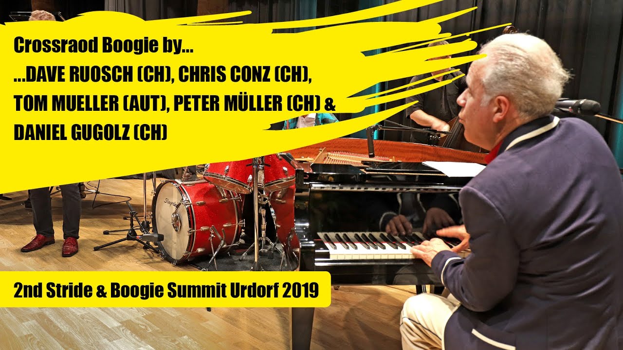 D.RUOSCH (CH), C.CONZ (CH), T.MUELLER (AUT), P.MÜLLER (CH) & D.GUGOLZ (CH) with Crossroad Boogie
