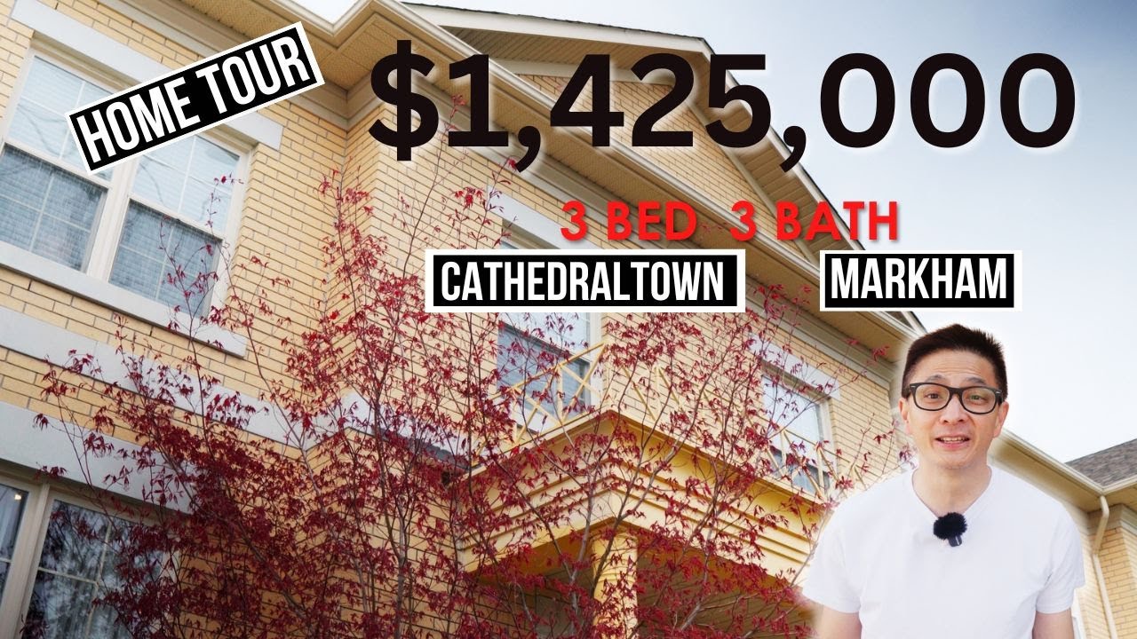 An Oversized + Unique Freehold Townhouse In Cathedraltown Markham | Home Tour 10500 Victoria Sq Blvd
