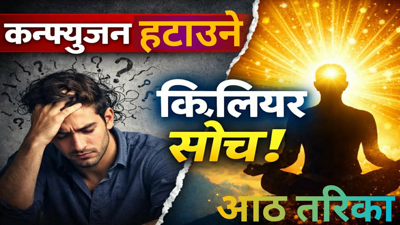 मनको कन्फ्युजन हटाउने कला | किलियर सोच र सही निर्णयको 8 सूत्र