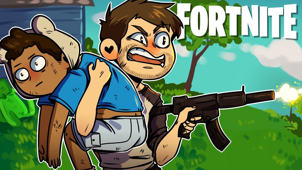 CARRYING BasicallyIDoWrk to VICTORY in Fortnite: Battle Royale (Fortnite Funny Moments)