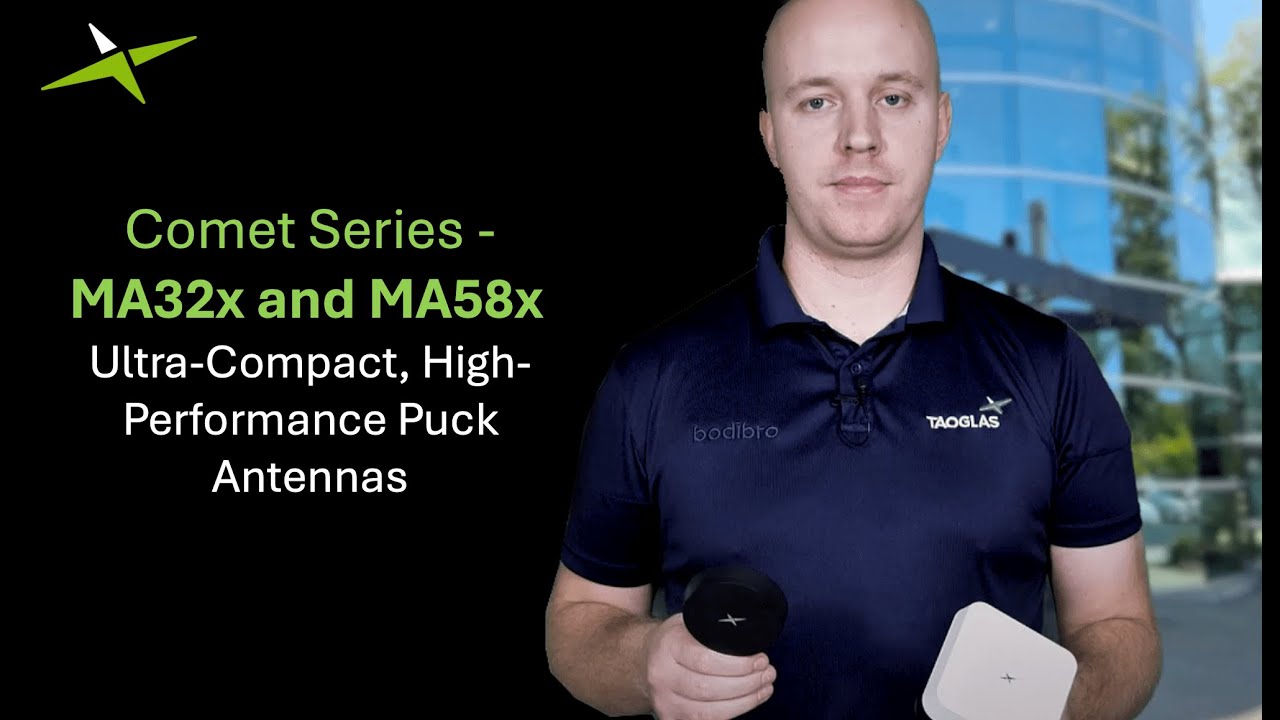 Comet Series | Ultra-Compact Puck Antennas for 5G, GNSS, Wi-Fi® & Bluetooth® in Harsh Environments