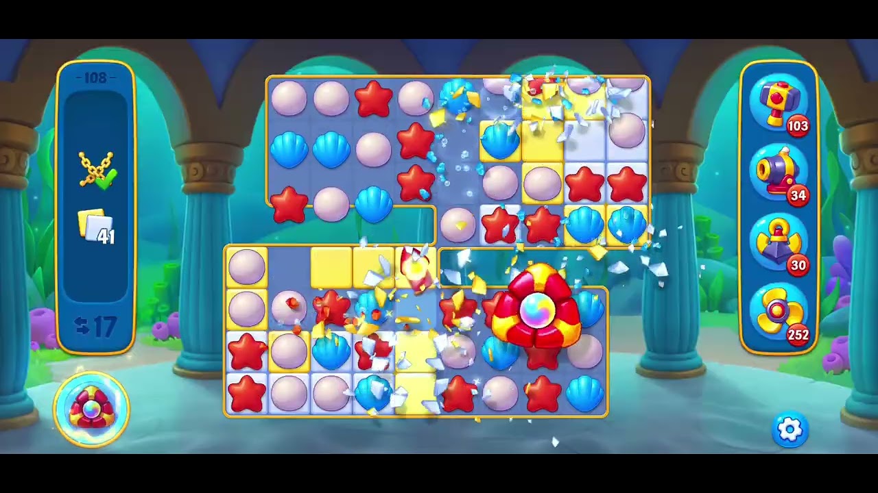 Fishdom Atlantis Round 101→140