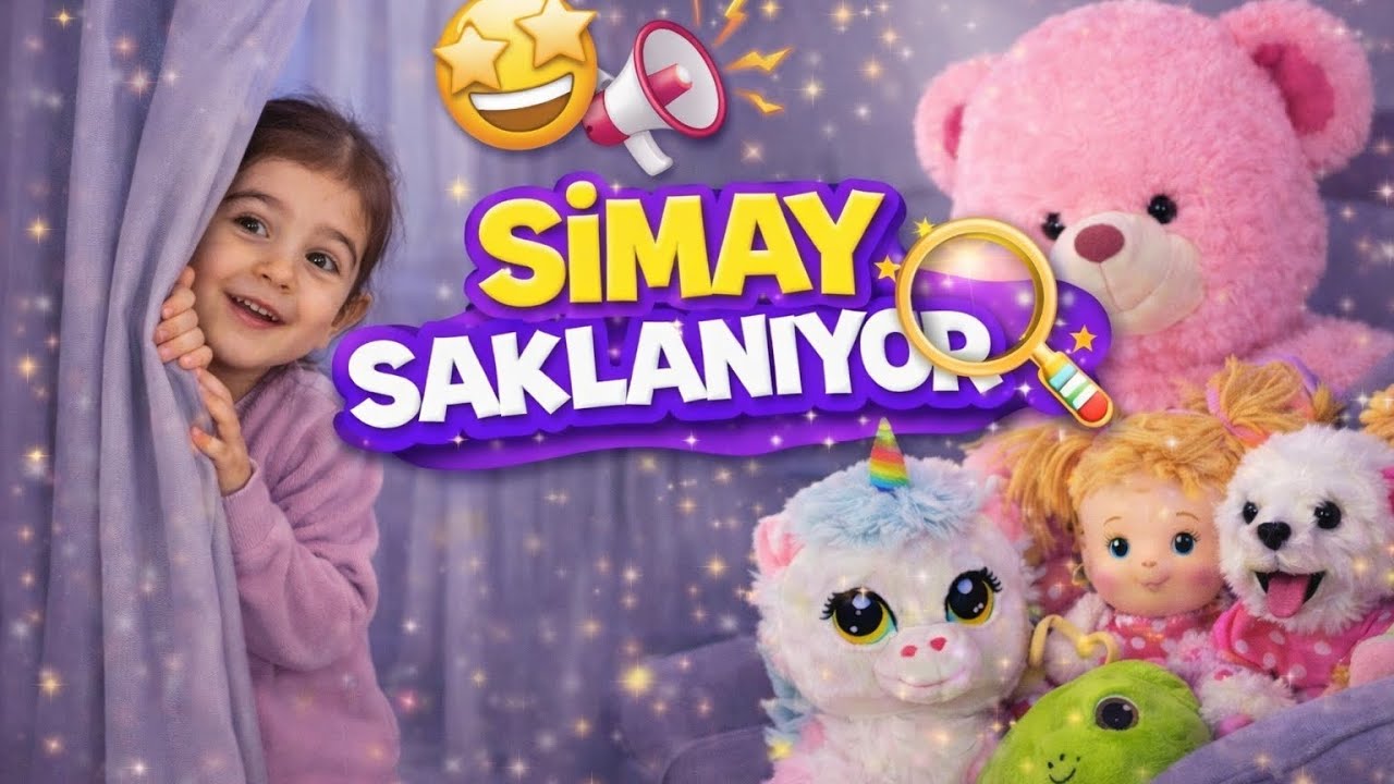 ANNESİ SİMAYI BULABİLECEKMİ 😅 #aboneol #çocukvlog #saklambaç #ayıcık