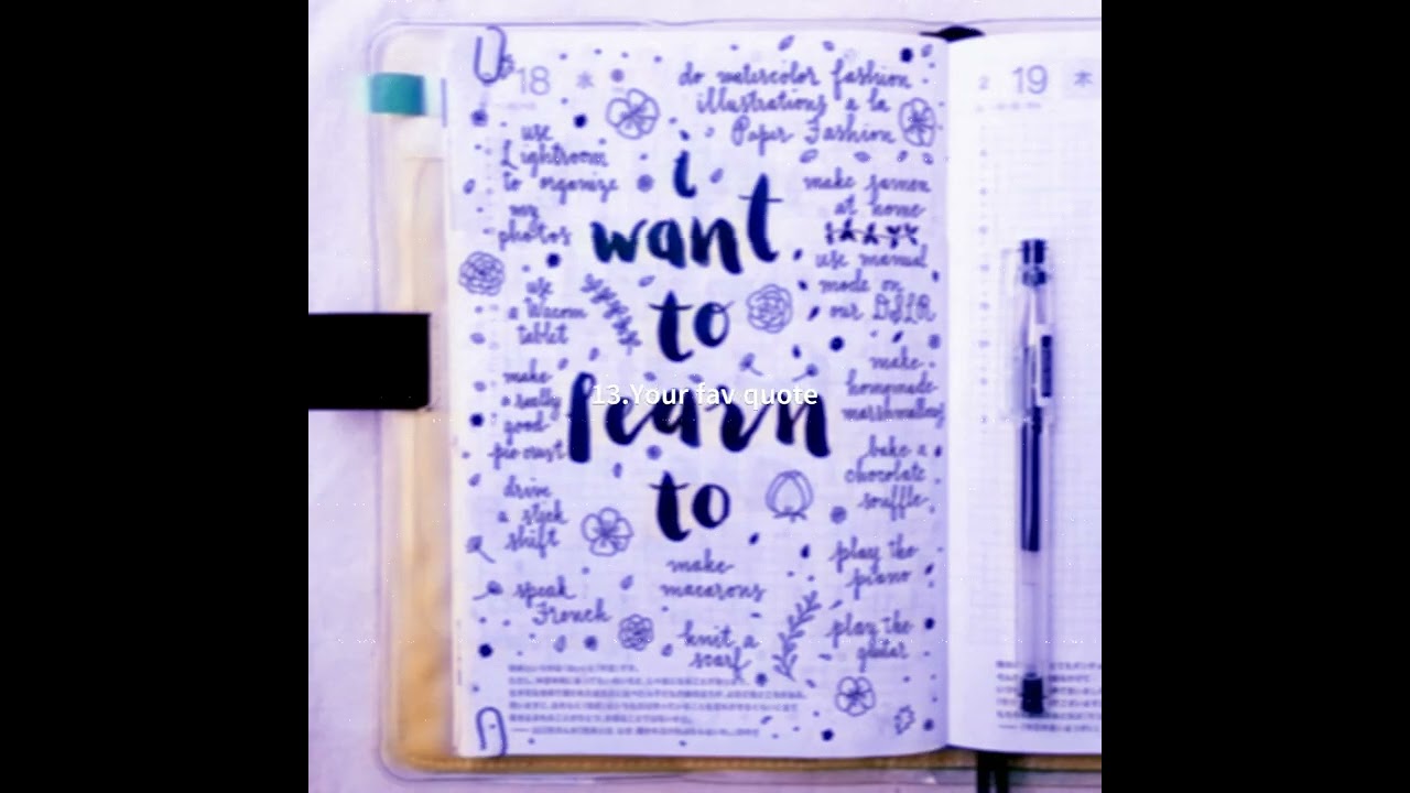 What to write in empty notebooks📔📚