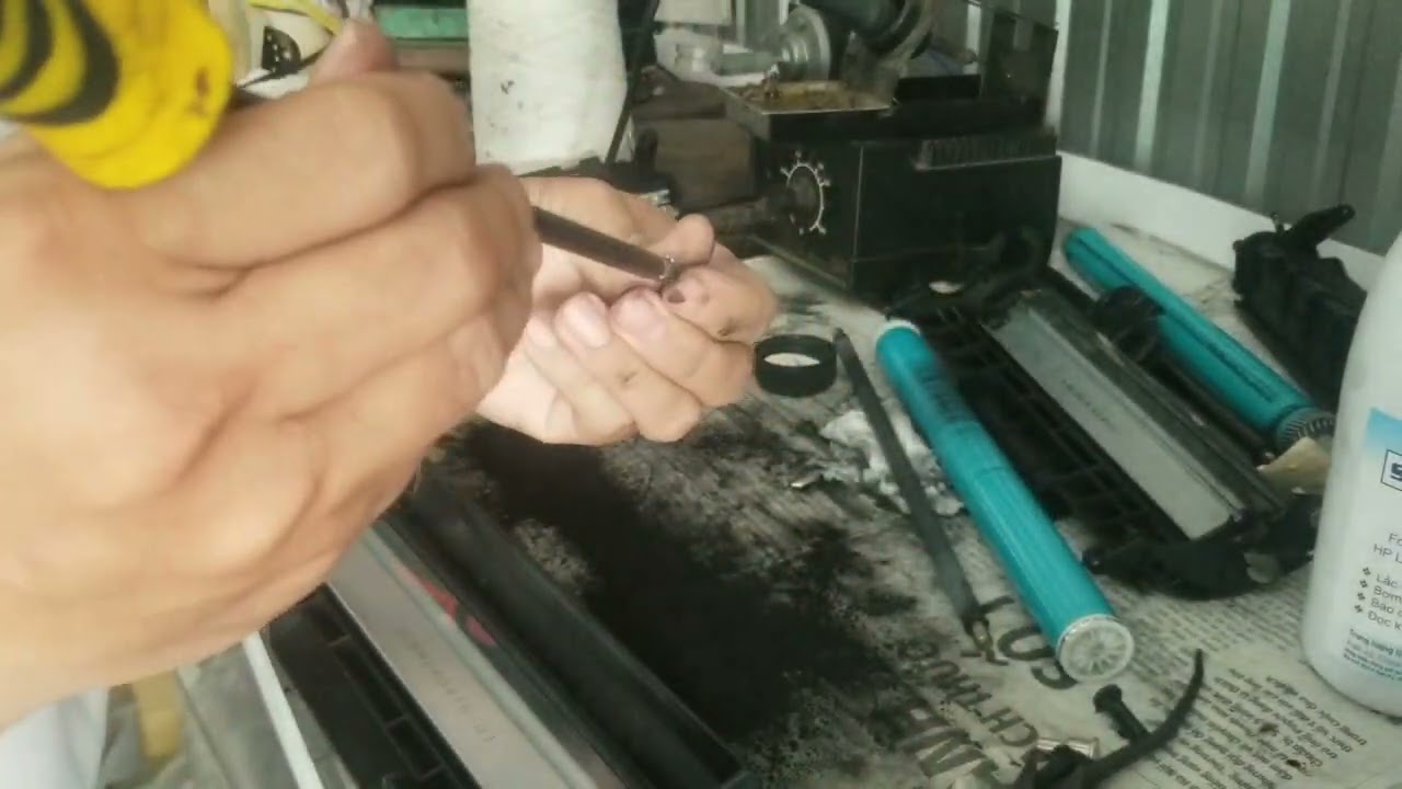 Hpshop hướng dẫn sửa máy in bị bóng chữ và lem mực