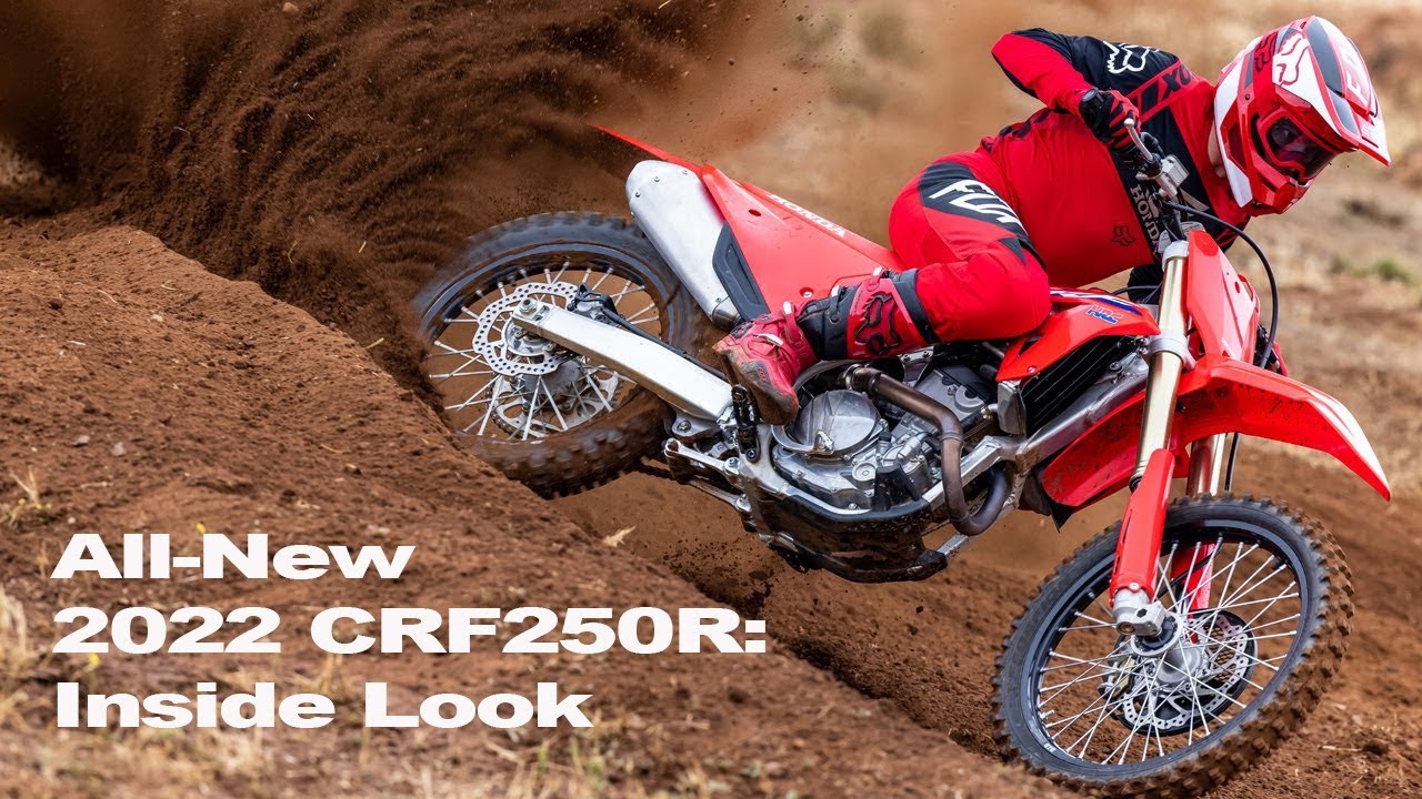 Абсолютно новый CRF250R 2022 года: взгляд изнутри
