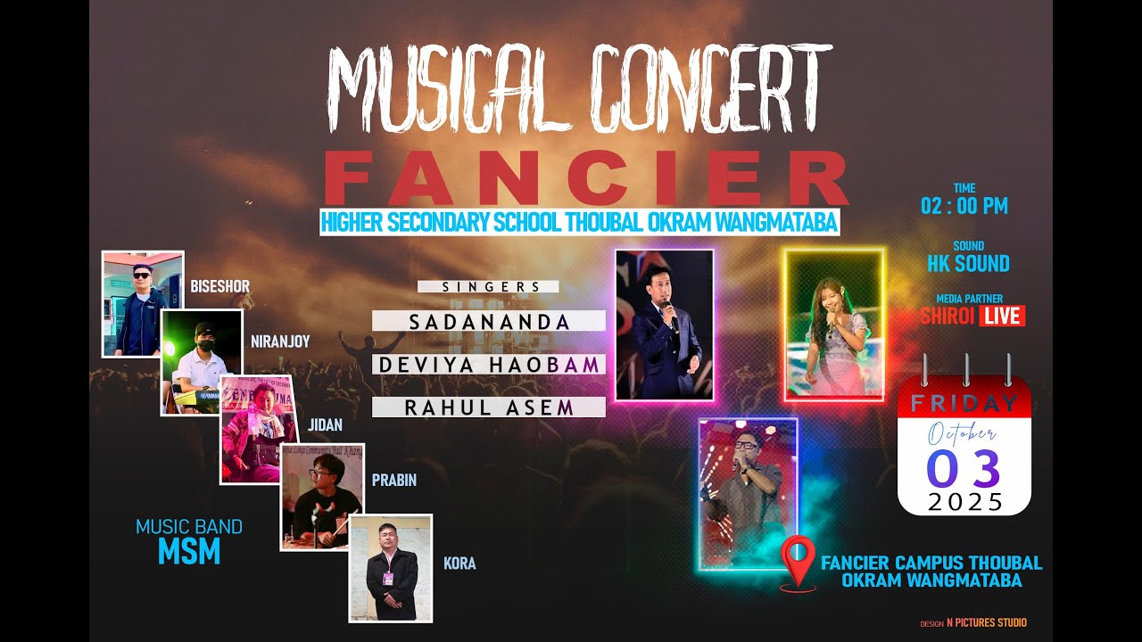 MUSICAL CONCERT || 22nd FANCER WEEEK OBSERVATION 2025 || FANCIER HR. SEC. SCHOOL THOUBAL OKARAM.