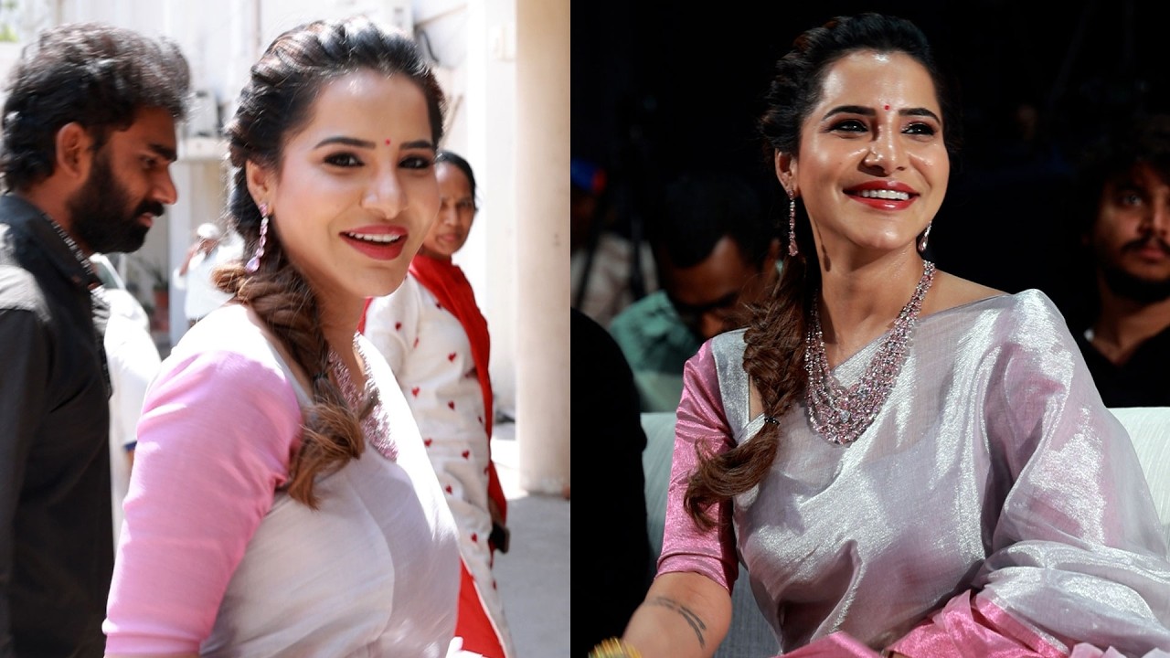 Actress Ashu Reddy Exclusive Visuals @ Vikram on Duty Press Meet