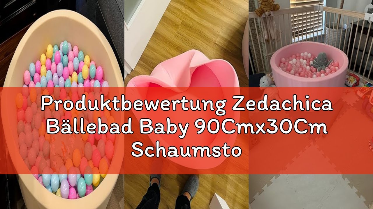Produktbewertung Zedachica Bällebad Baby 90Cmx30Cm Schaumstoff Rund Bällebad Kinder Baby ab 1 Jahr f