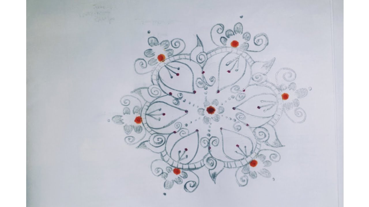 Traditional telugu muggulu🌺 |Simple and easy rangoli 🌺| Dots Rangoli 🌺