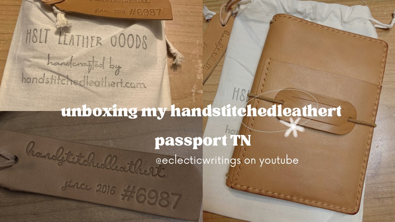 Распаковка моего Passport TN от Handstitchedleathert