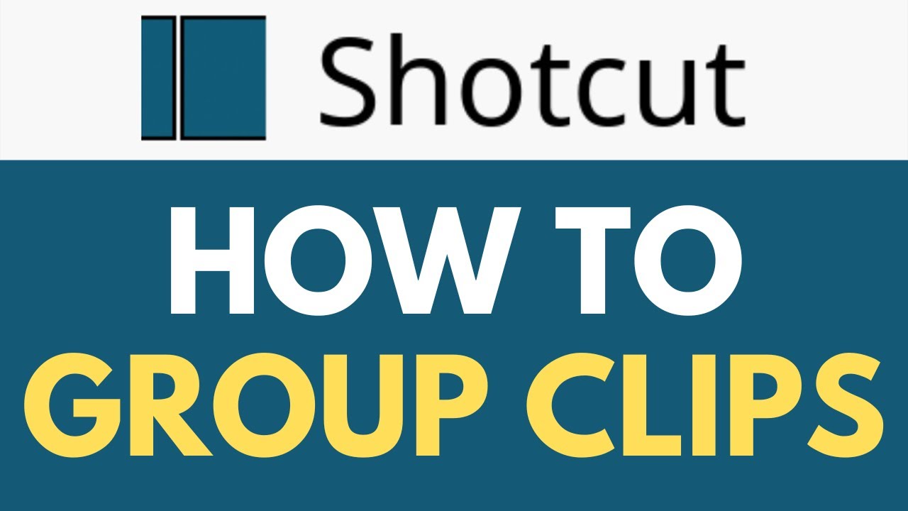 How To Group Clips in Shotcut | Organizing Your Timeline with Clip Groups | Shotcut Tutorial