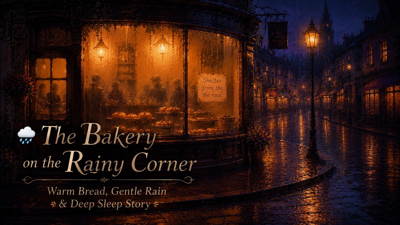 🌧️ Rainy Bakery Sleep Story | Warm Bread, Rain on Windows & Gentle Wisdom for Insomnia Relief