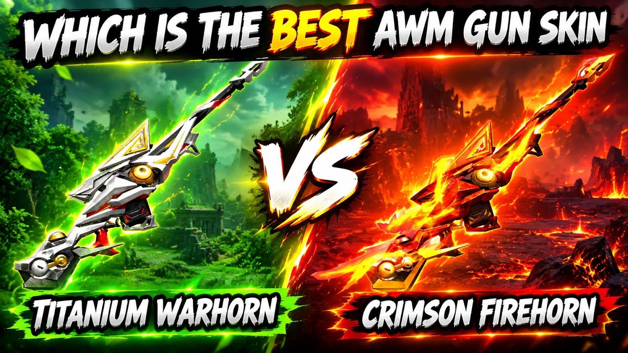 CRIMSON FIREHORN AWM VS TITANIUM WARHORN AWM | WHICH IS THE BEST AWM ?