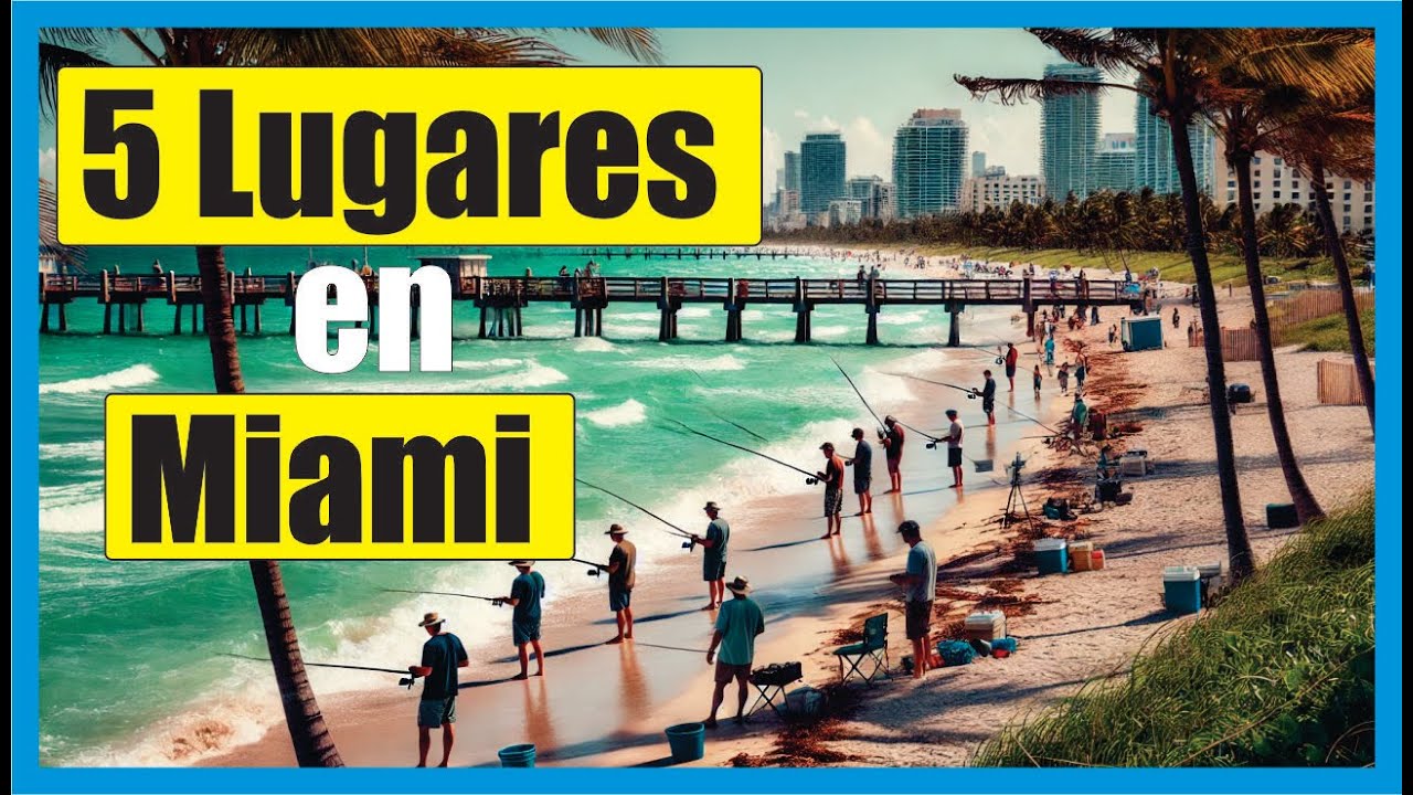 Los 5 MEJORES Lugares Para Pescar en Miami Que NADIE Te Dice!