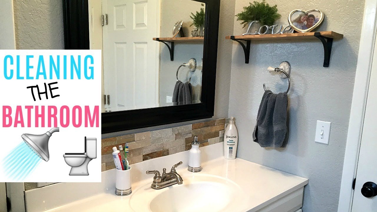 Deep Cleaning My Bathroom | How to Clean Your Bathroom