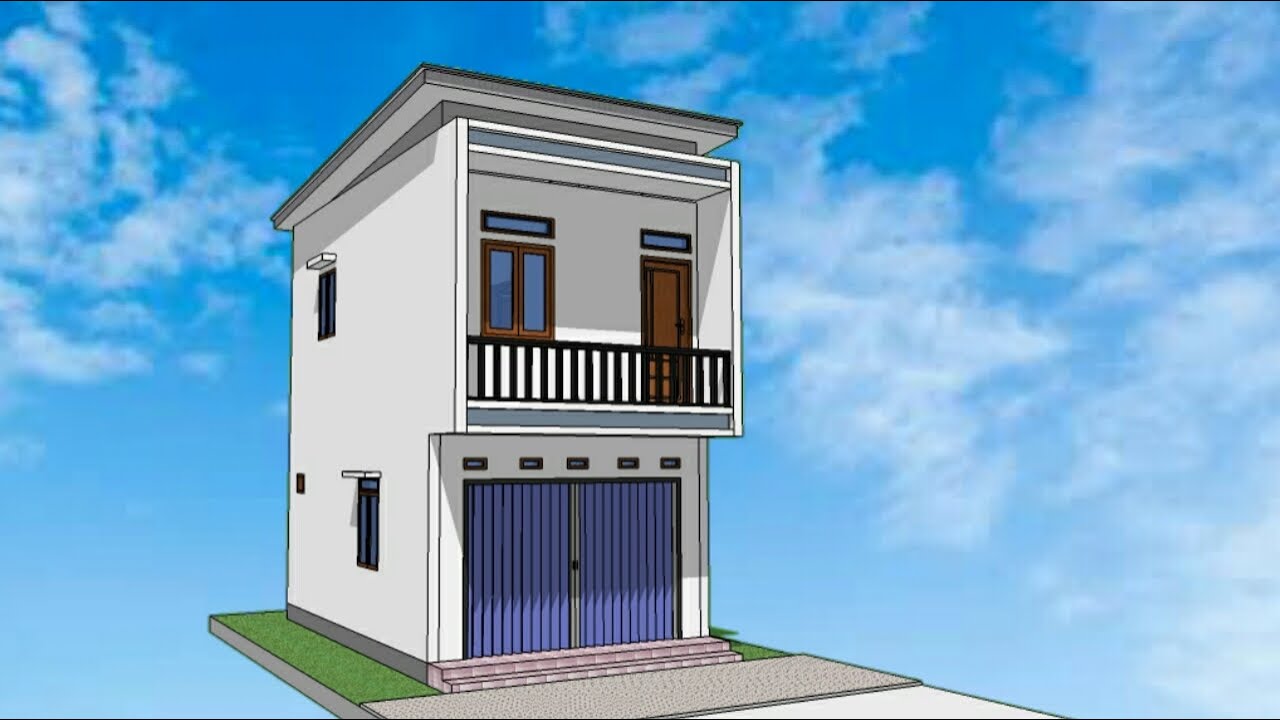 #79 Desain Ruko │ Ruko Minimalis 2 Kamar Tidur