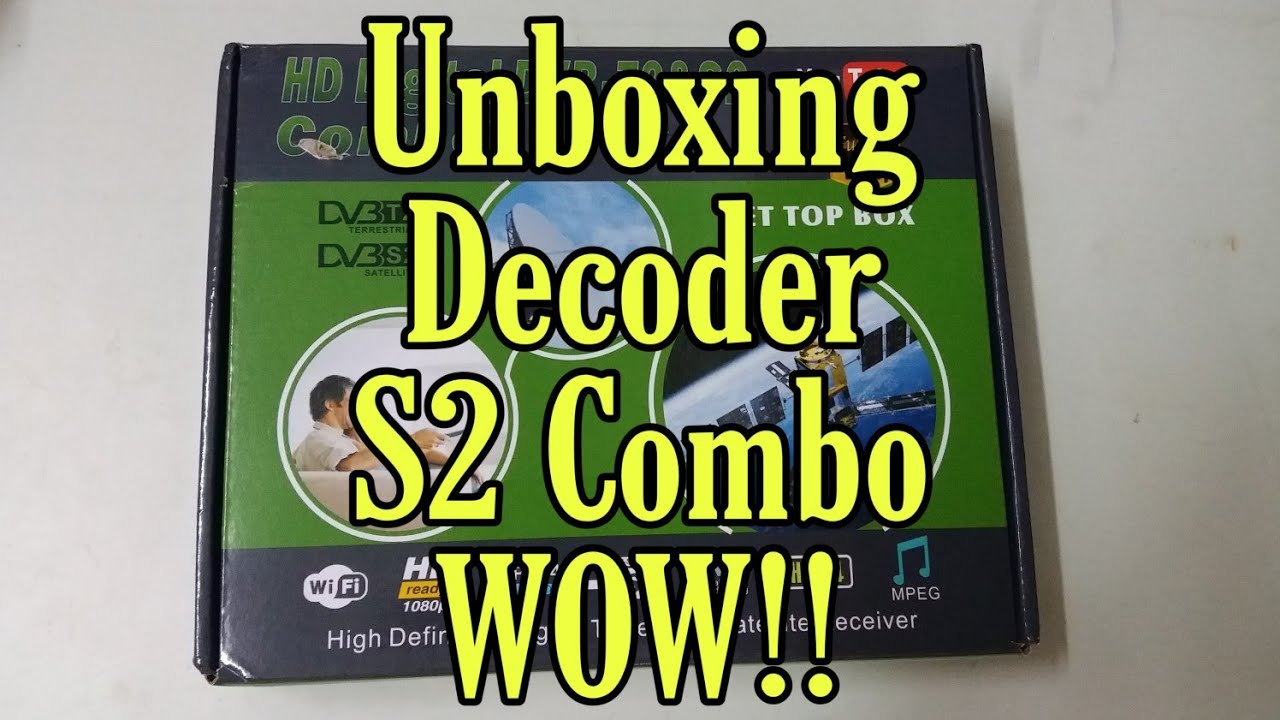 Unboxing Decoder HD Digital DVB-S2&T2 Combo.. dekoder mampu milik PECAH RAHSIA!!