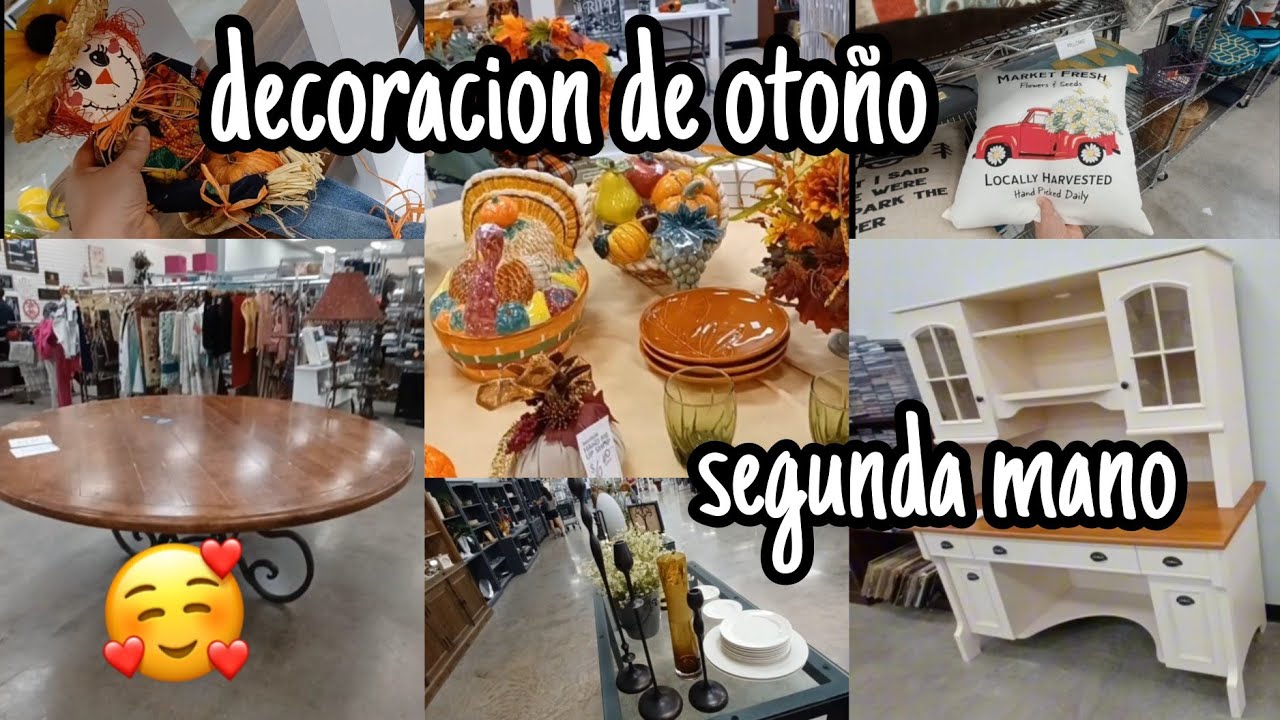 DECORACIONES PARA otoño lindas y muebles Bellos, SEGUNDA MANO 🤗😻