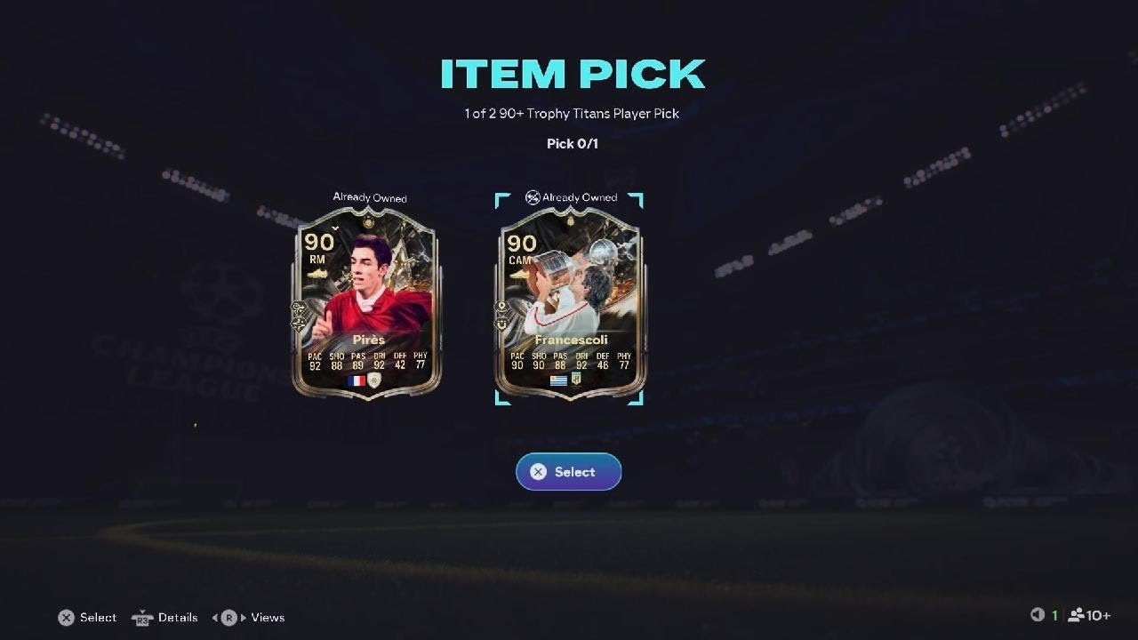 New player pick glitch in FC26