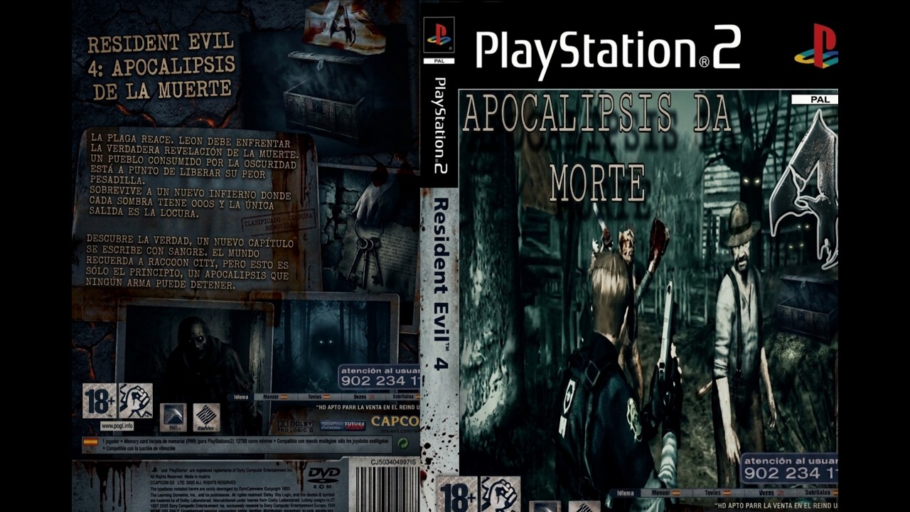 Resident evil 4 APOCALIPSIS DA MORTE PS2 MOD -*Gameplay completo en español*