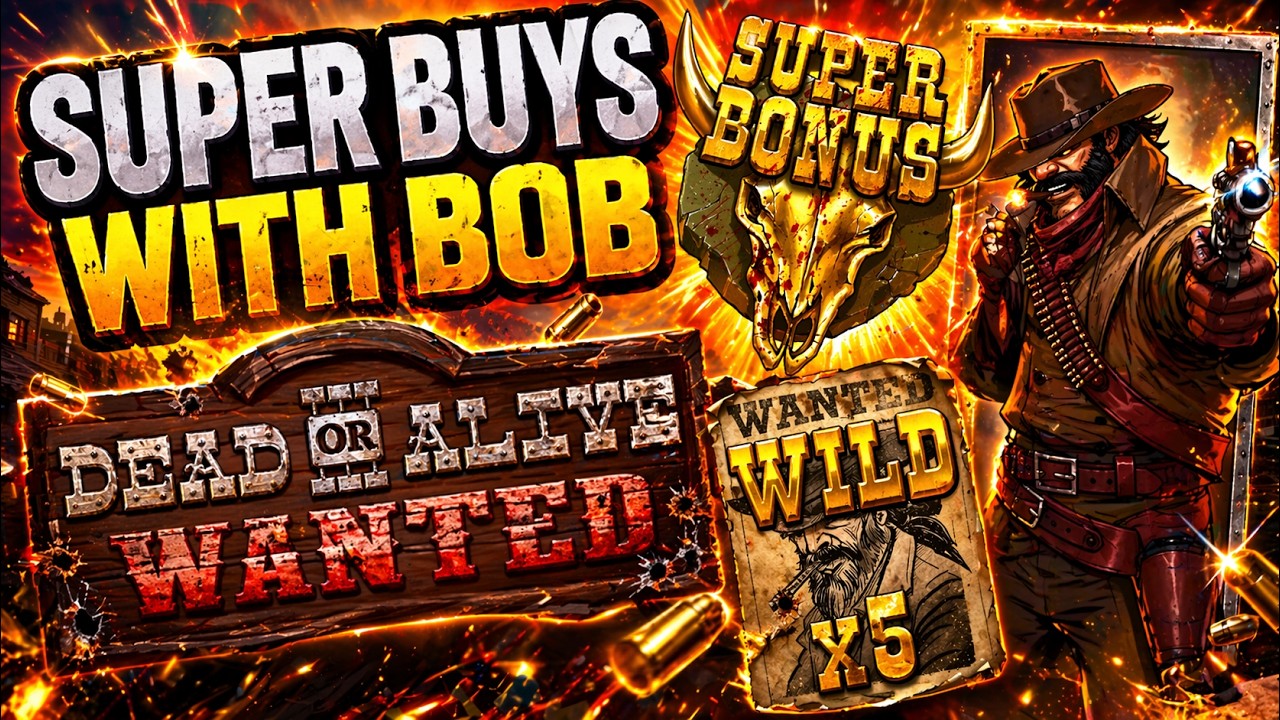 WANTED DEAD OR ALIVE 3 SUPER BONUS BUYS | THIS GAME LOOKS INSANE BUT CAN WE GET A BIG WIN?