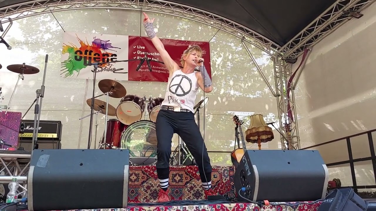 Offene B&uuml;hne des MKC auf dem Stadtfest Templin