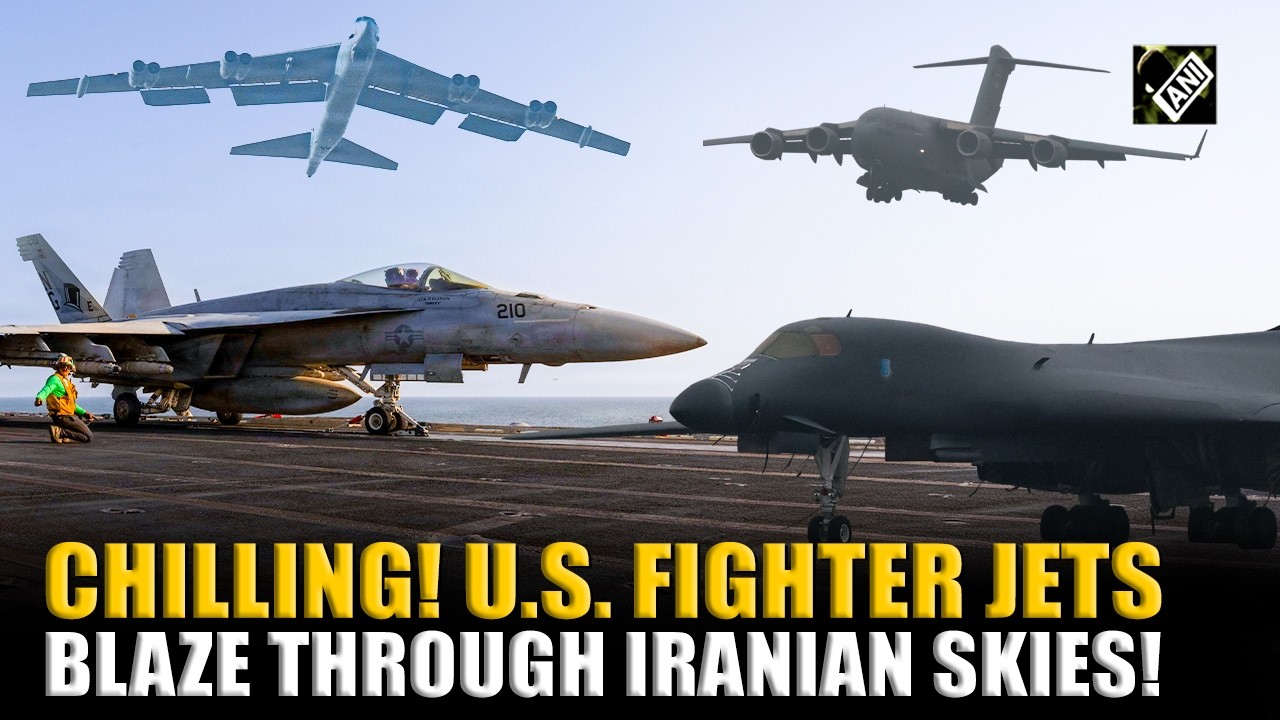 Watch: U.S. shares chilling video of fighter jets blazing through Iranian skies amid terrifying war