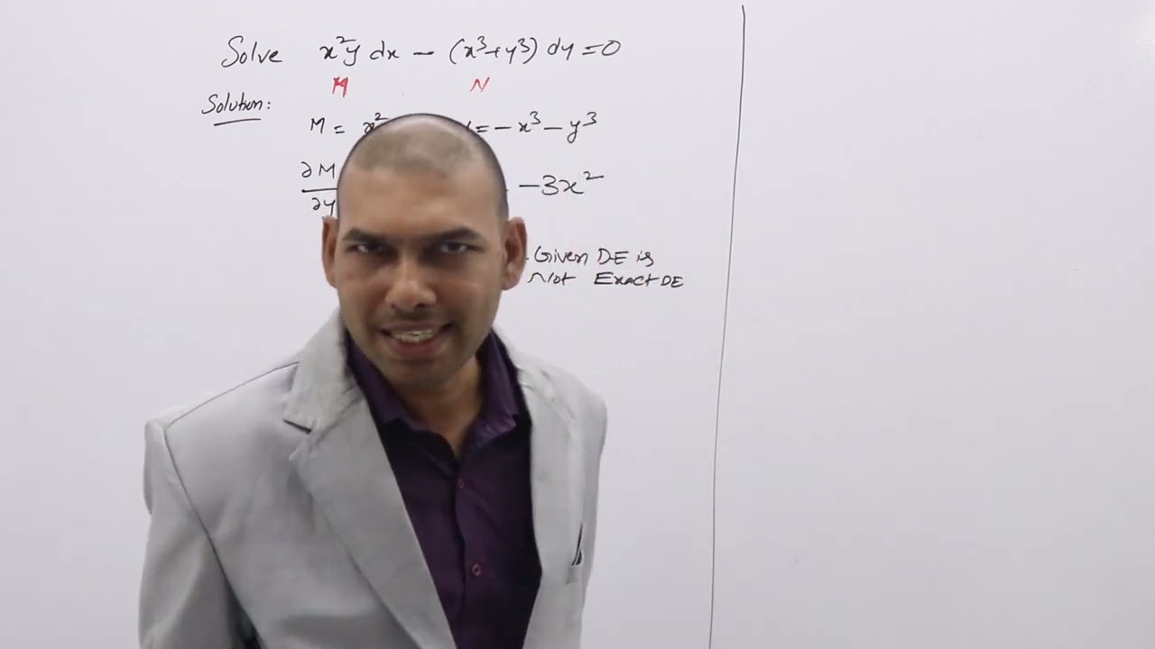 Reducible to Exact Differential equations Integrating Factor@MATHS BY SRAVAN VATAMBEDU