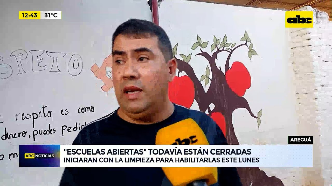 Areguá: ''Escuelas Abiertas’’ todavía estan cerradas