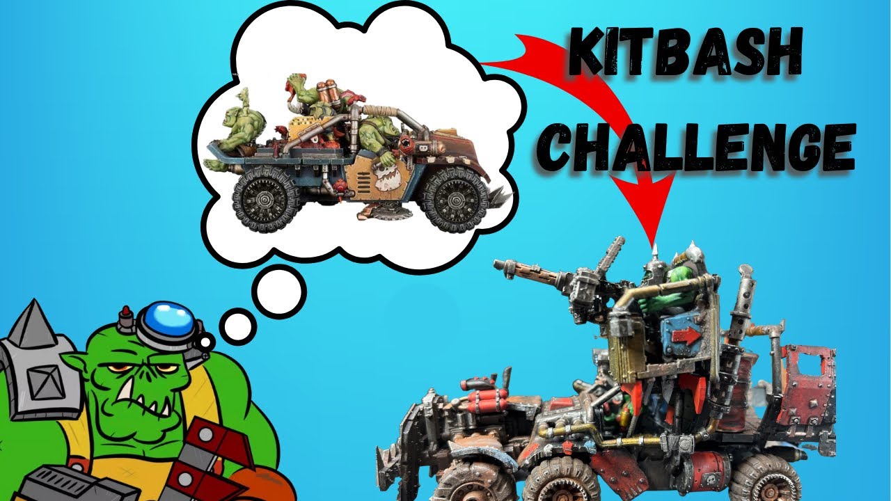 Warhammer 40K Ork Rukkatrukk Squigbuggy : kitbash, Scratchbuild, Conversion Challenge