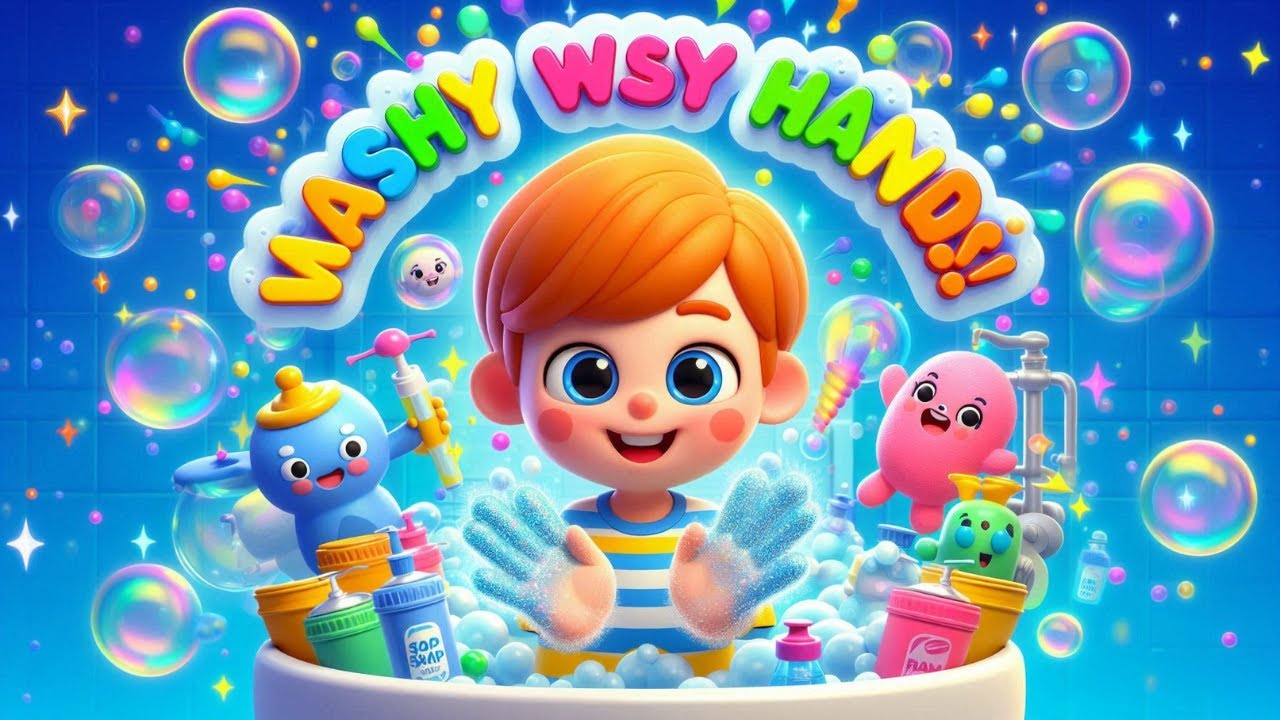 Washy Washy Hands | Personal Hygiene Song for Kids | Doolimey Nursery Rhymes and Kids Songs