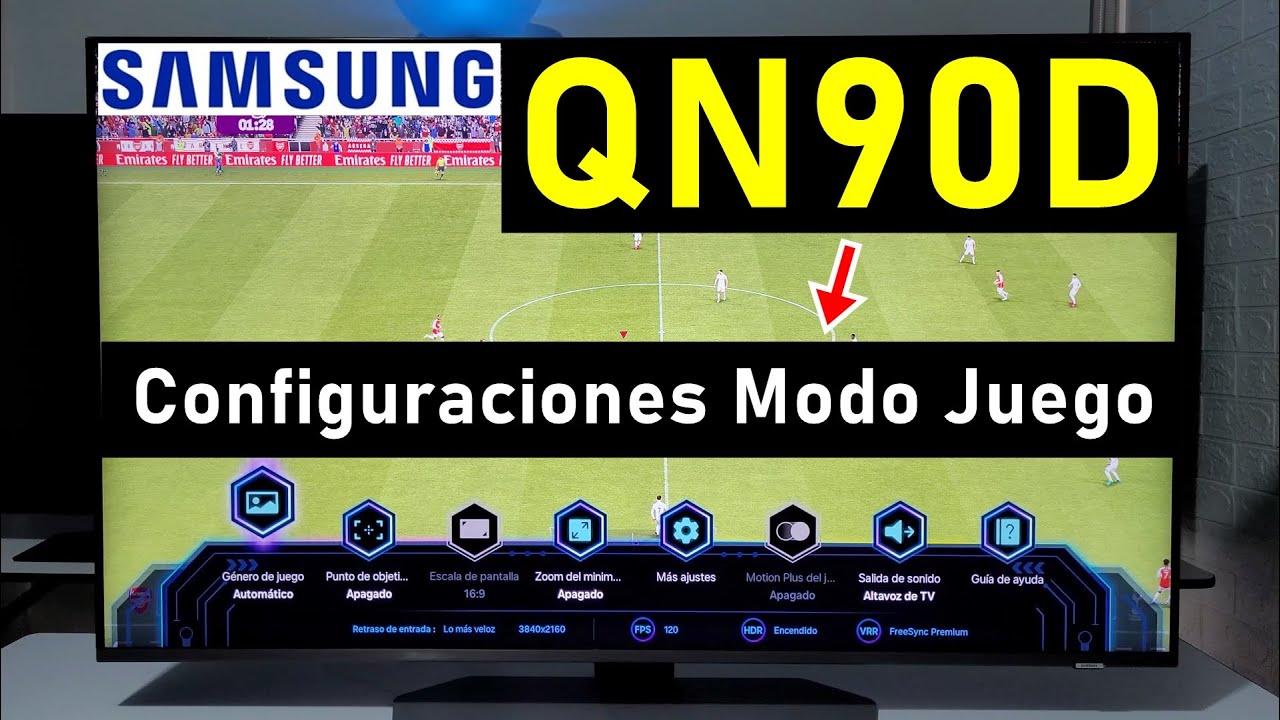 SAMSUNG QN90D: CONFIGURACIONES DE IMAGEN MODO JUEGO