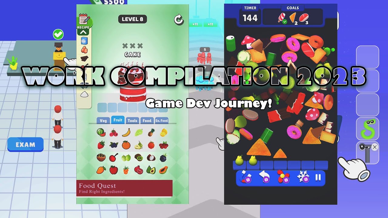 Work Compilation 2023 #gamedevelopment #unity #learnunity
