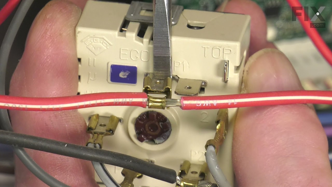 GE Range Repair - How to Replace the Warming Control Switch
