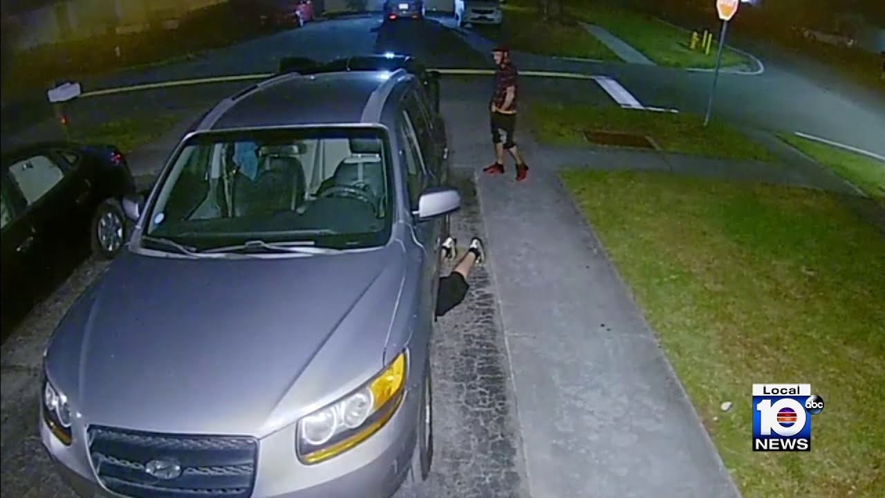 Video captures thieves in Miramar stealing catalytic converter
