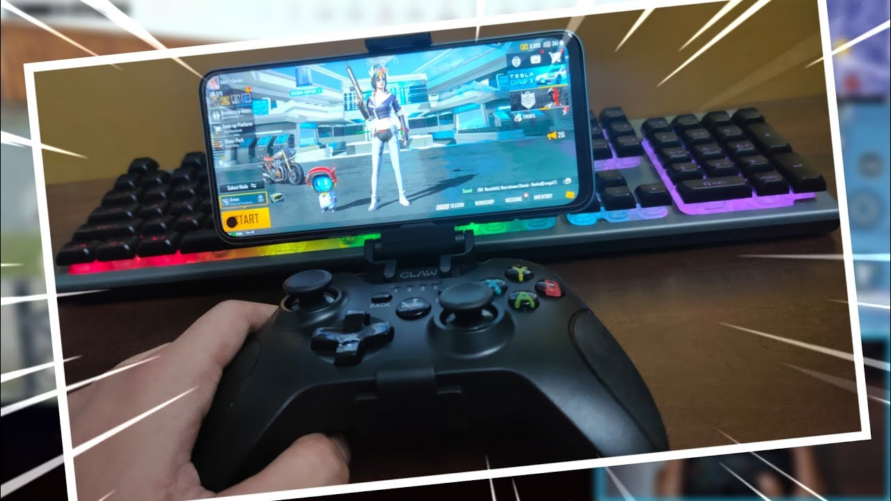 PLAYING BGMI ON CONTROLLER | CLAW SHOOT BLUETOOTH GAMEPAD 1 MONTH REVIEW | 2021 | ERANGLE GAMEPLAY