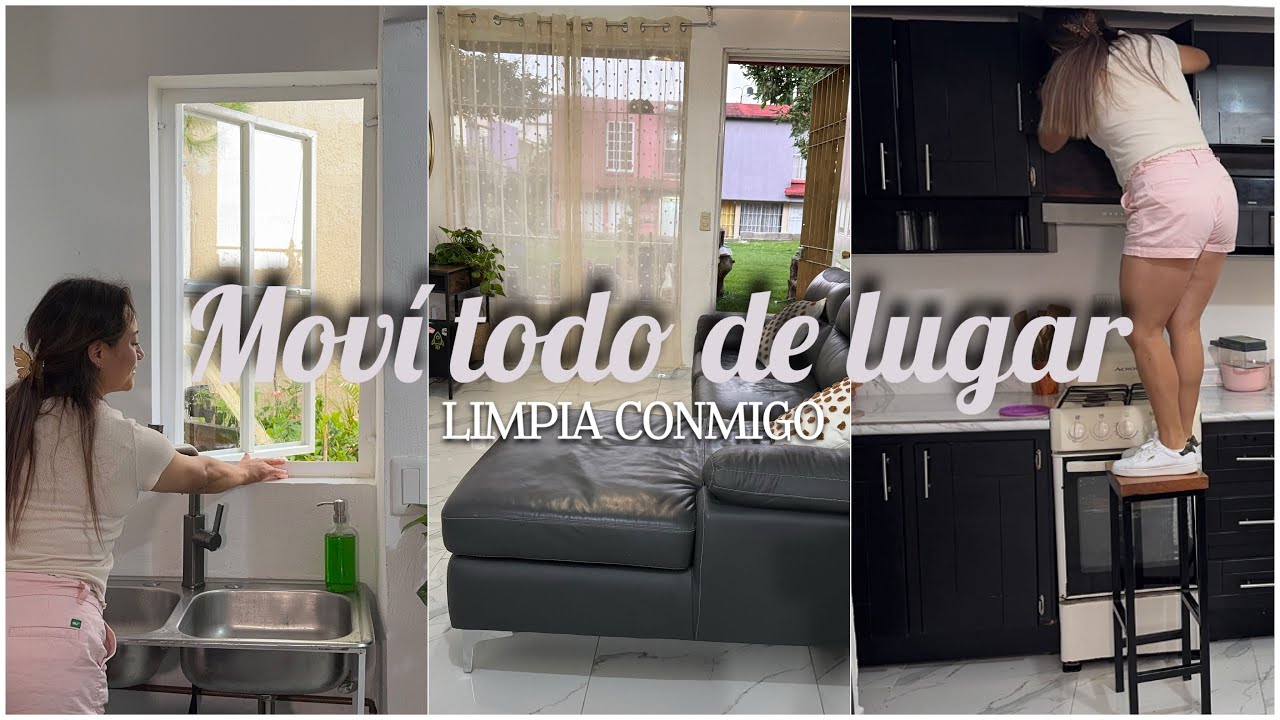 LIMPIEZA EXTREMA EN MI HOGAR 🏡 Moví todo de lugar ✅ El quehacer de casa nunca termina 🥴
