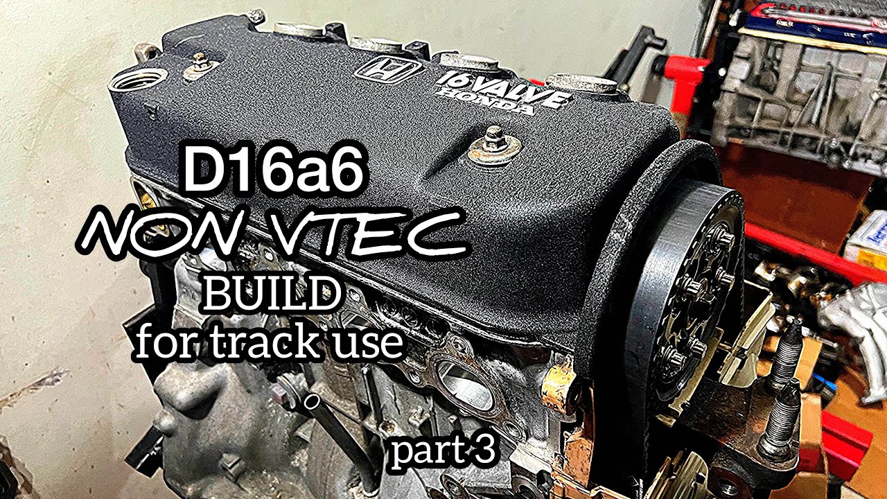 ESi D16a6 All Motor Non Vtec Rebuild Project Final Step part 3
