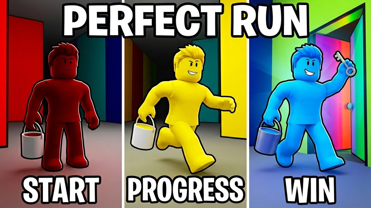 Color or Die speedrun! (Roblox, no deaths, 13:38.)