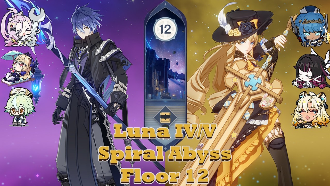 [Luna IV/V] Flins Lunar Charge & Navia/Bineffa Abyss floor 12 | Genshin Impact
