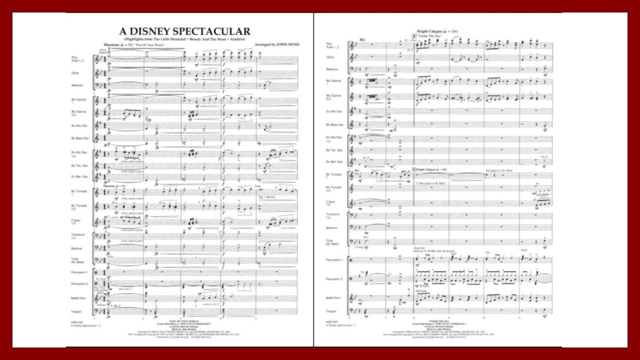 A Disney Spectacular arranged by John Moss