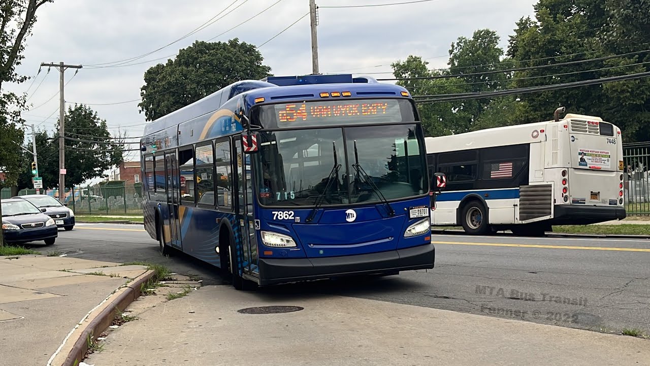 MTA NYCT EXCLUSIVE: 2022 New Flyer XD40 7862 Q54!