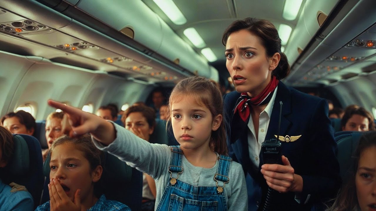 Una niña se levantó en medio del vuelo… lo que le dijo a la azafata no debería haberse dicho