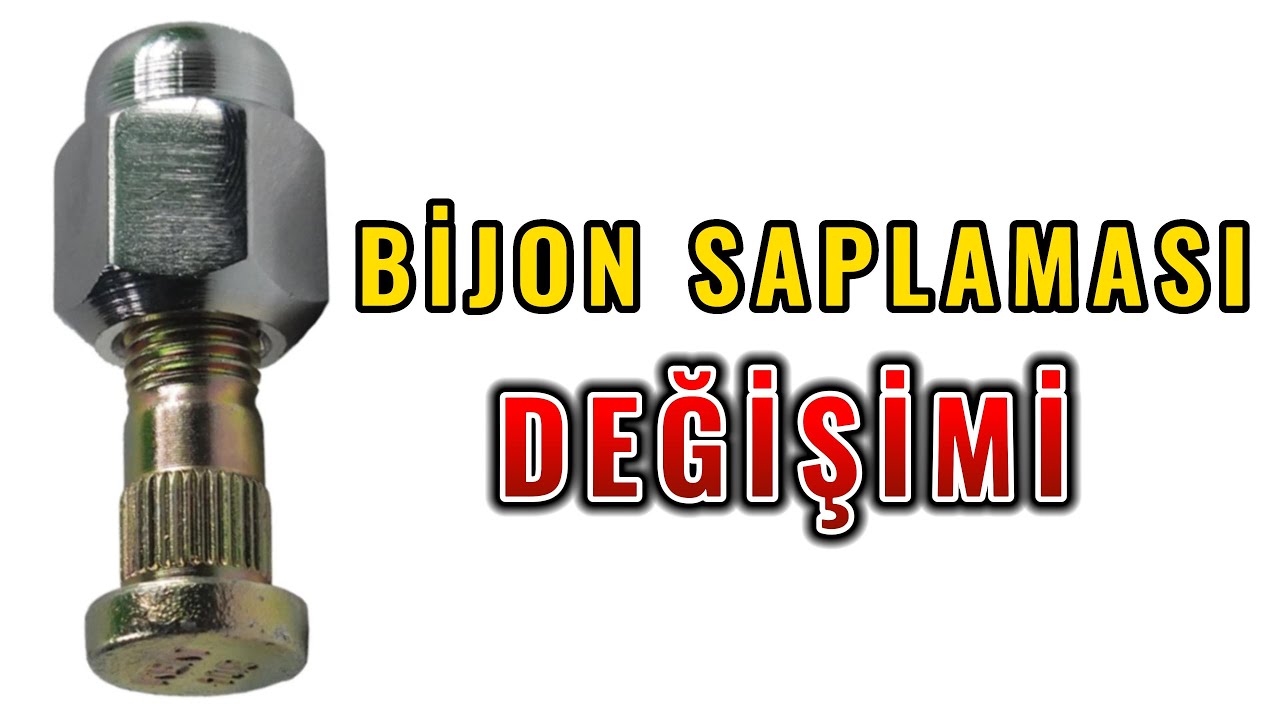 Bijon saplaması nasıl değiştirilir - Saplama değiştirme - Dfm Succe