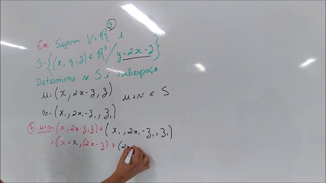 Exercício 1 - Subespaço Vetorial